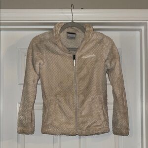 Columbia Cream Teddy Jacket Plush Fleece Warmth